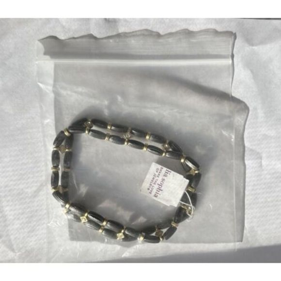 Lia Sophia Hematite Woodland Bracelet NWT - Picture 3 of 3